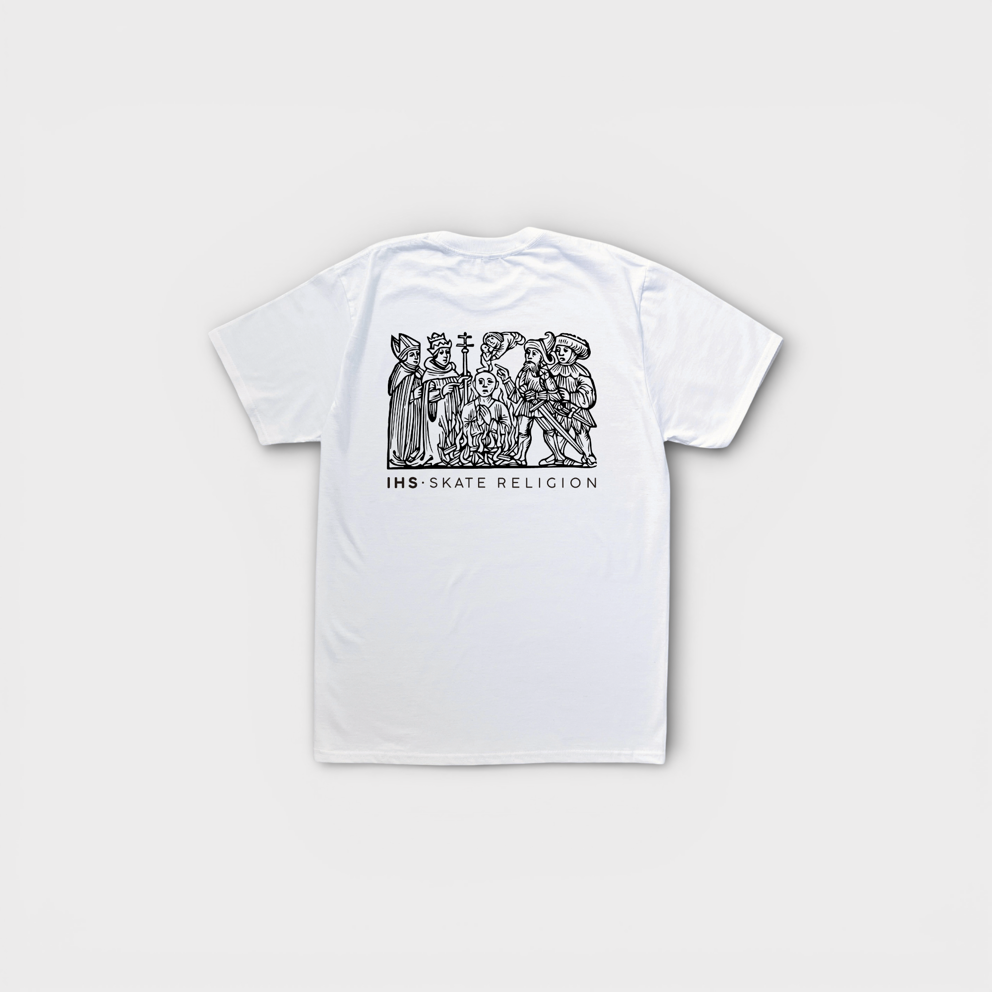 Camiseta Monk — IHS Skate Religion