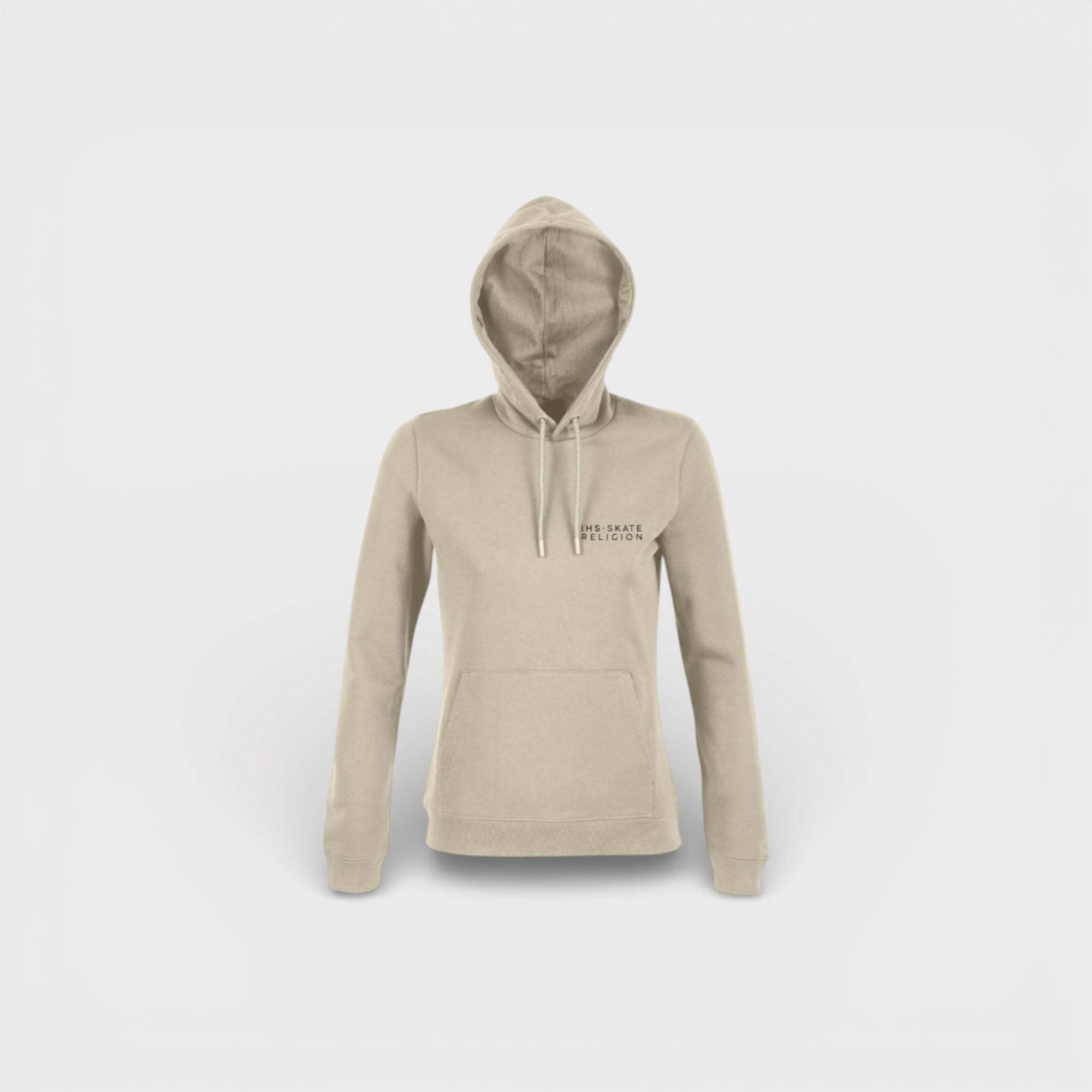 Sudadera Iconic Crown Natural — Mujer — IHS Skate Religion
