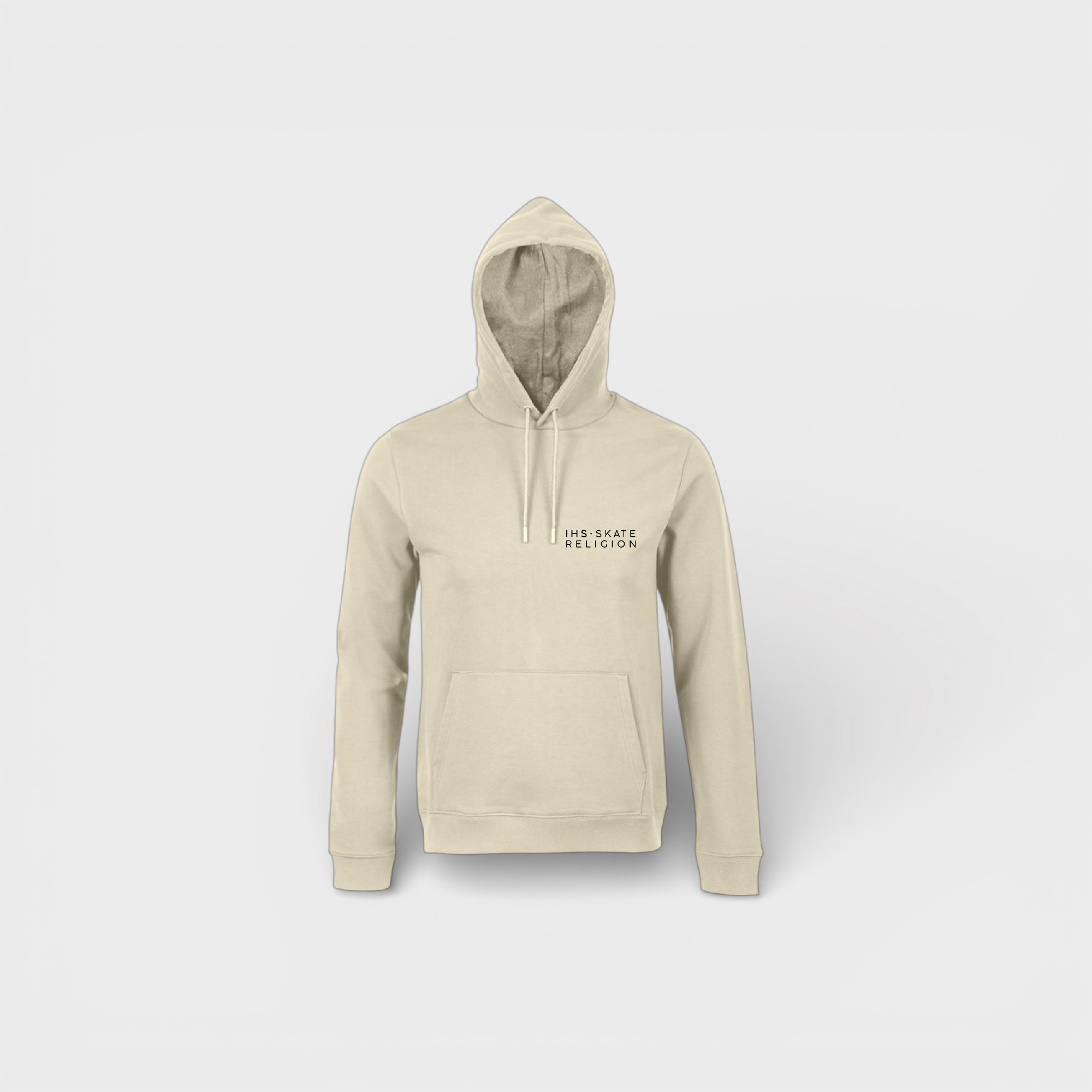 Sudadera Iconic Crown Natural — Hombre — IHS Skate Religion