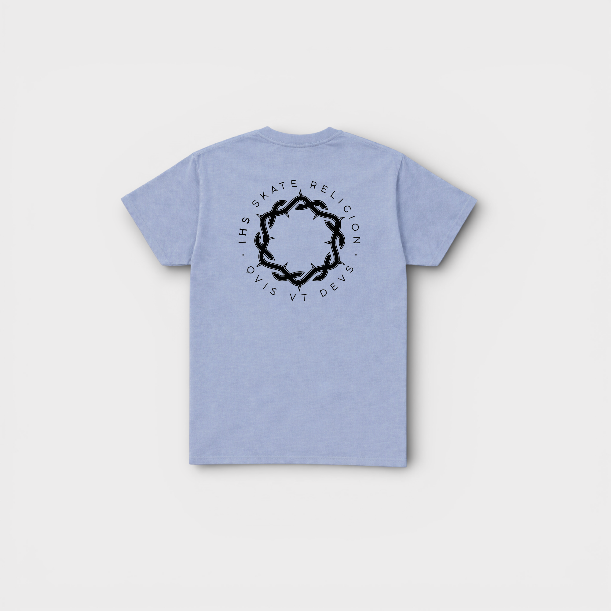 Camiseta Iconic Crown Azul — IHS Skate Religion