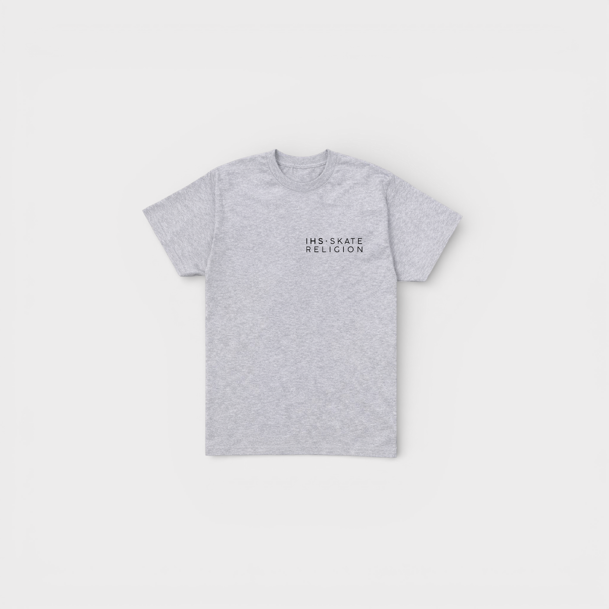 Camiseta Iconic Crown Gris — IHS Skate Religion