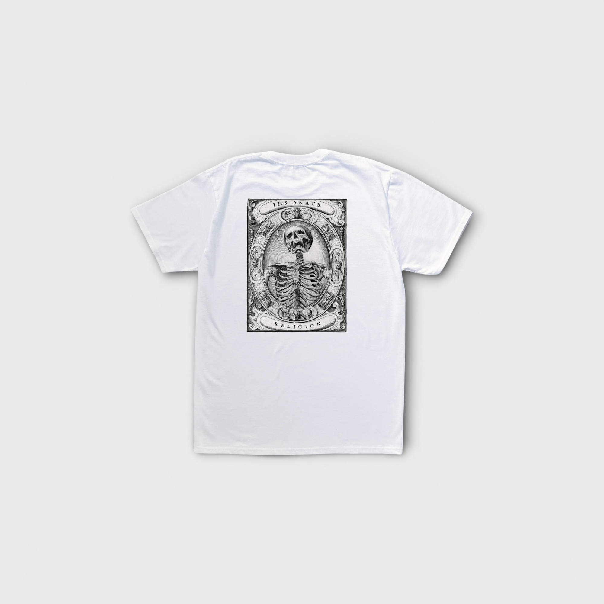 Camiseta Per Peccatum Mors — IHS Skate Religion