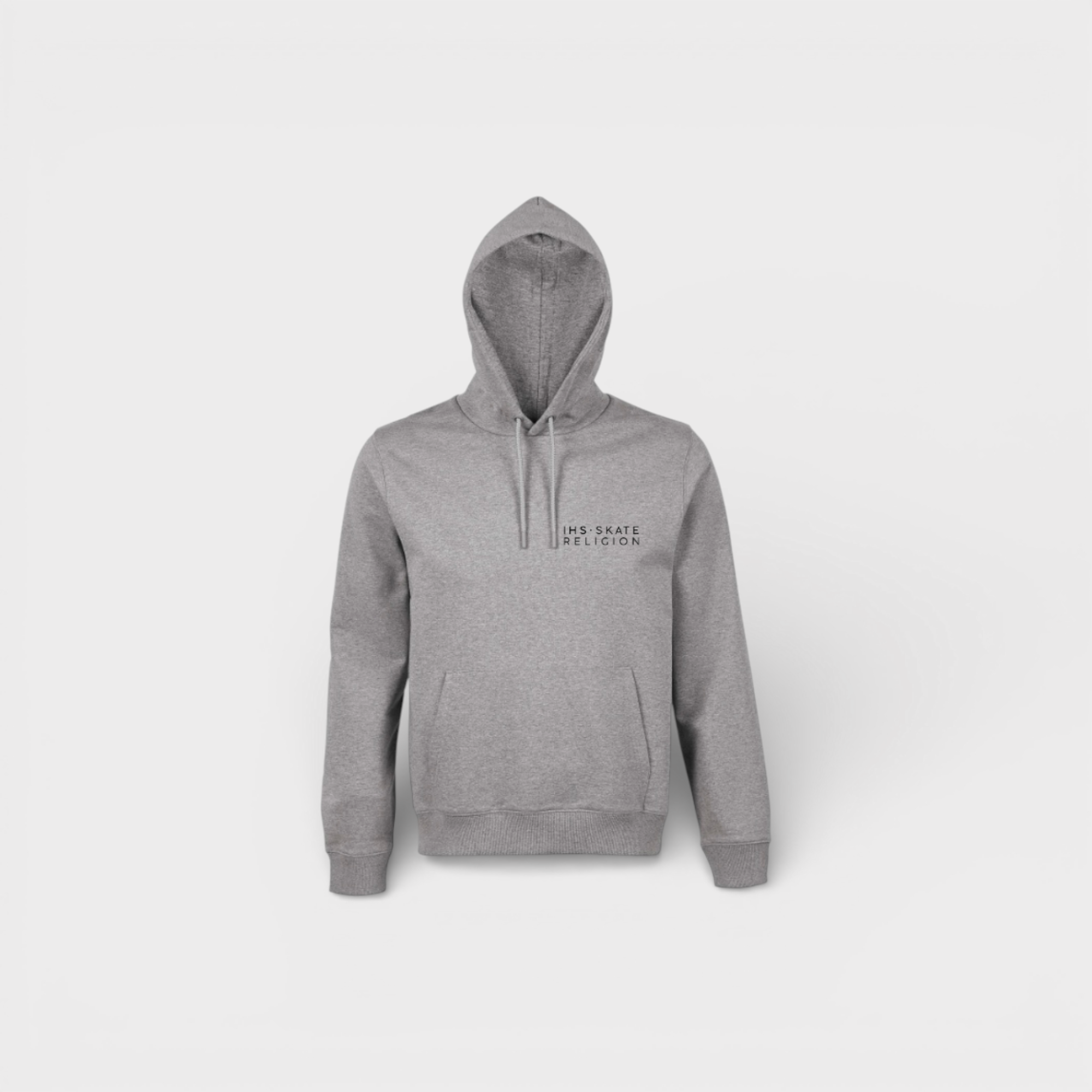 Sudadera Iconic Crown Gris — Hombre — IHS Skate Religion