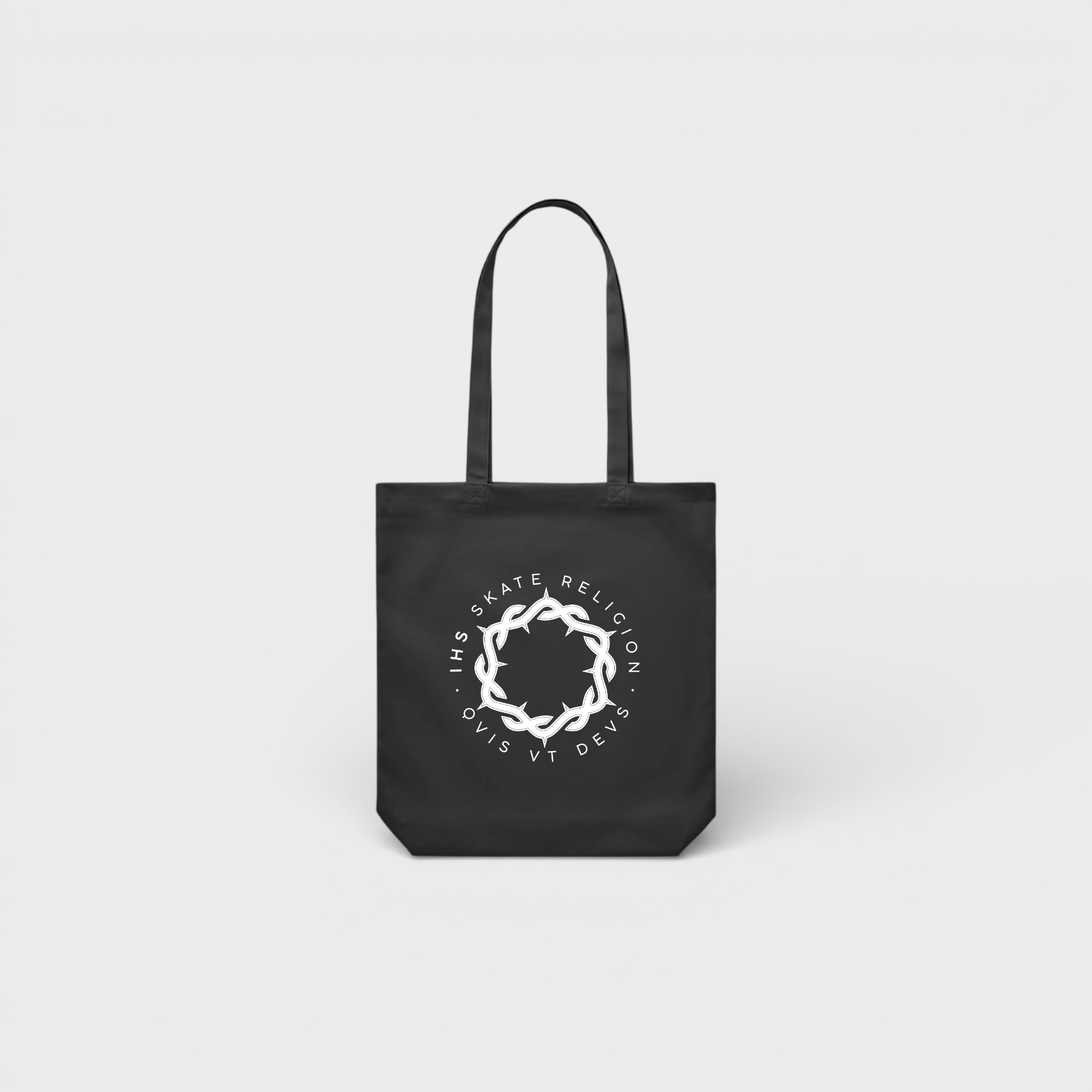 Bolsa de Compra Iconic Crown — Negra — IHS Skate Religion