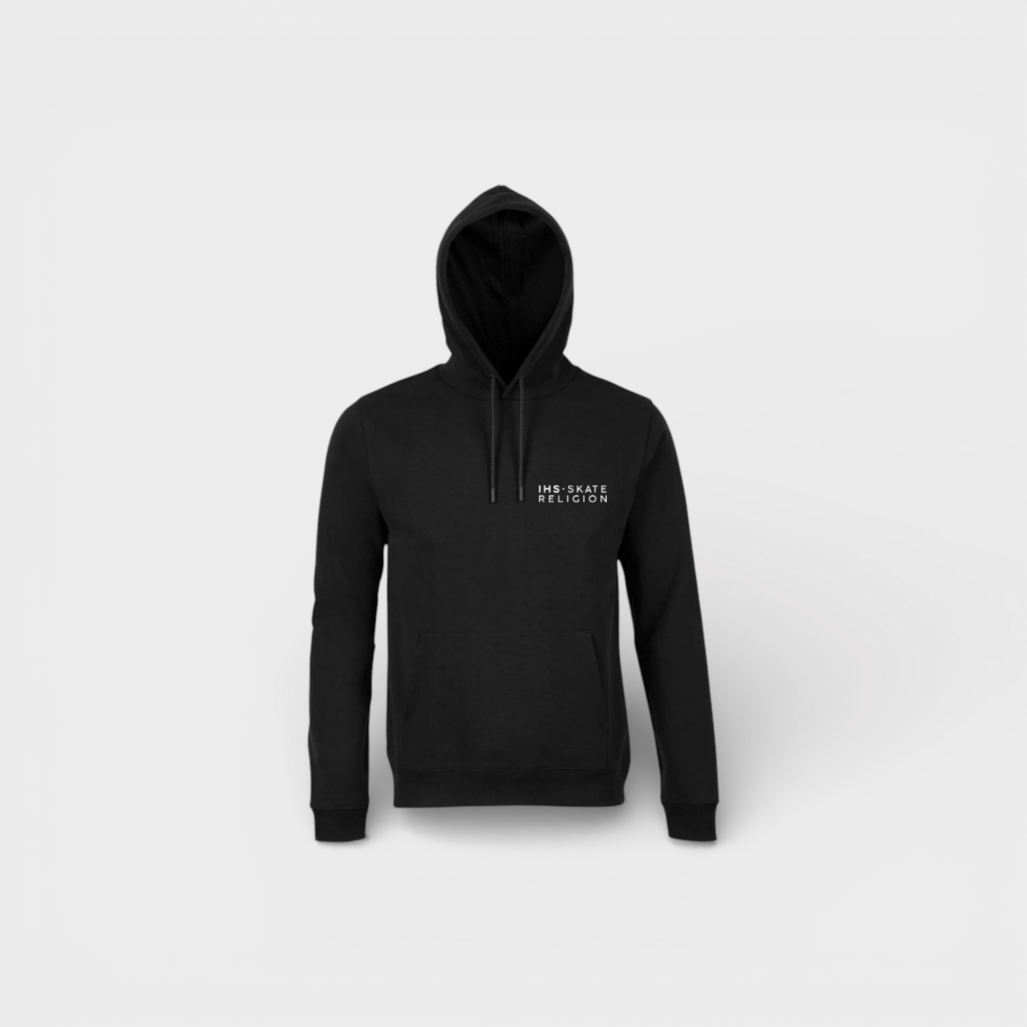 Sudadera Iconic Crown Negra — Hombre — IHS Skate Religion