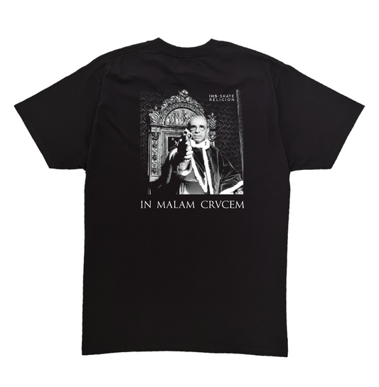 Black 'In Malam Crucem' Tee