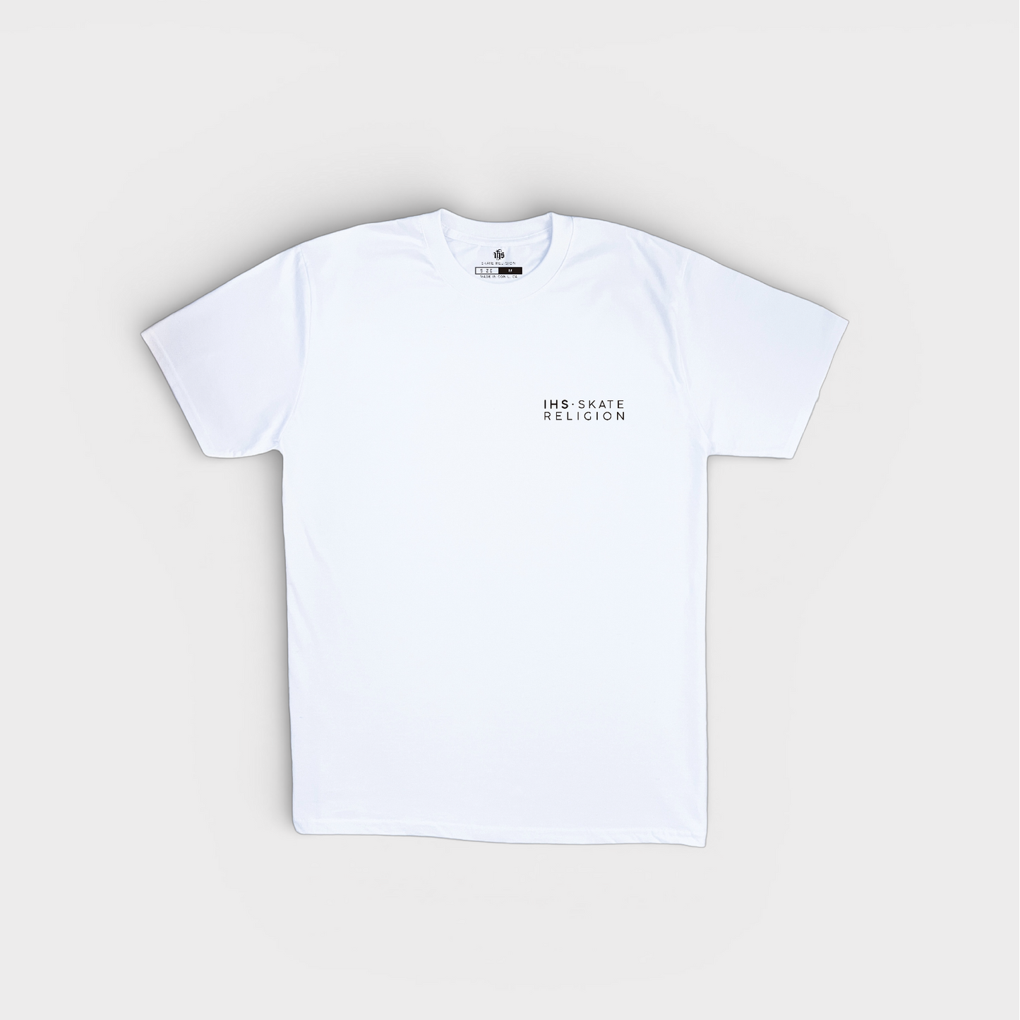 White Iconic ‘Qvis Vt Devs’ Tee