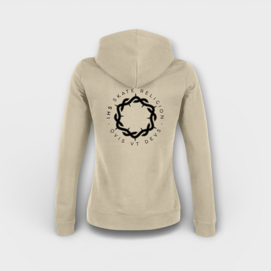 Sudadera Natural de Mujer 'Qvis Vs Devs'