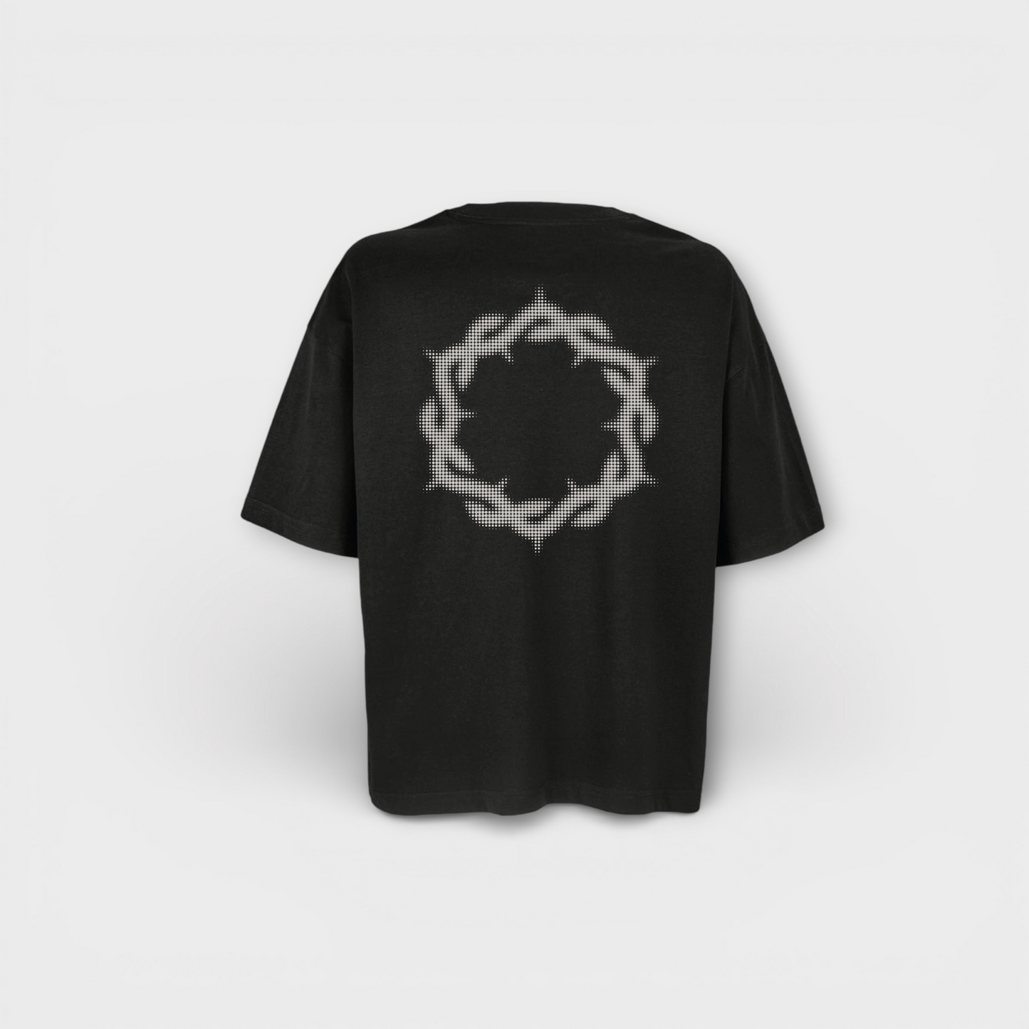 Women's Boxy Tee - Halftone Crown